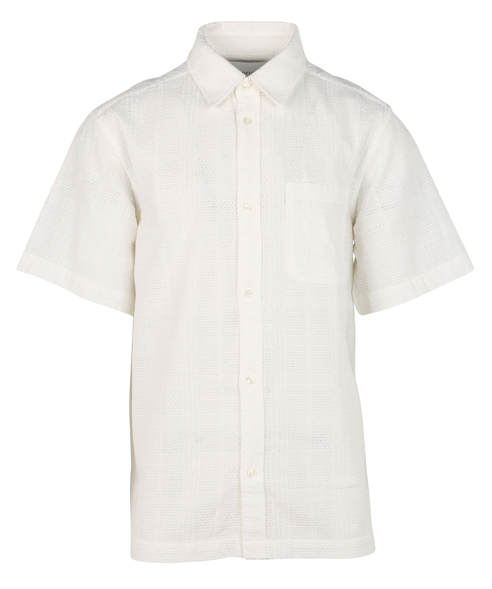 CHARLIE - Chemise droite col classique en coton | Beige
