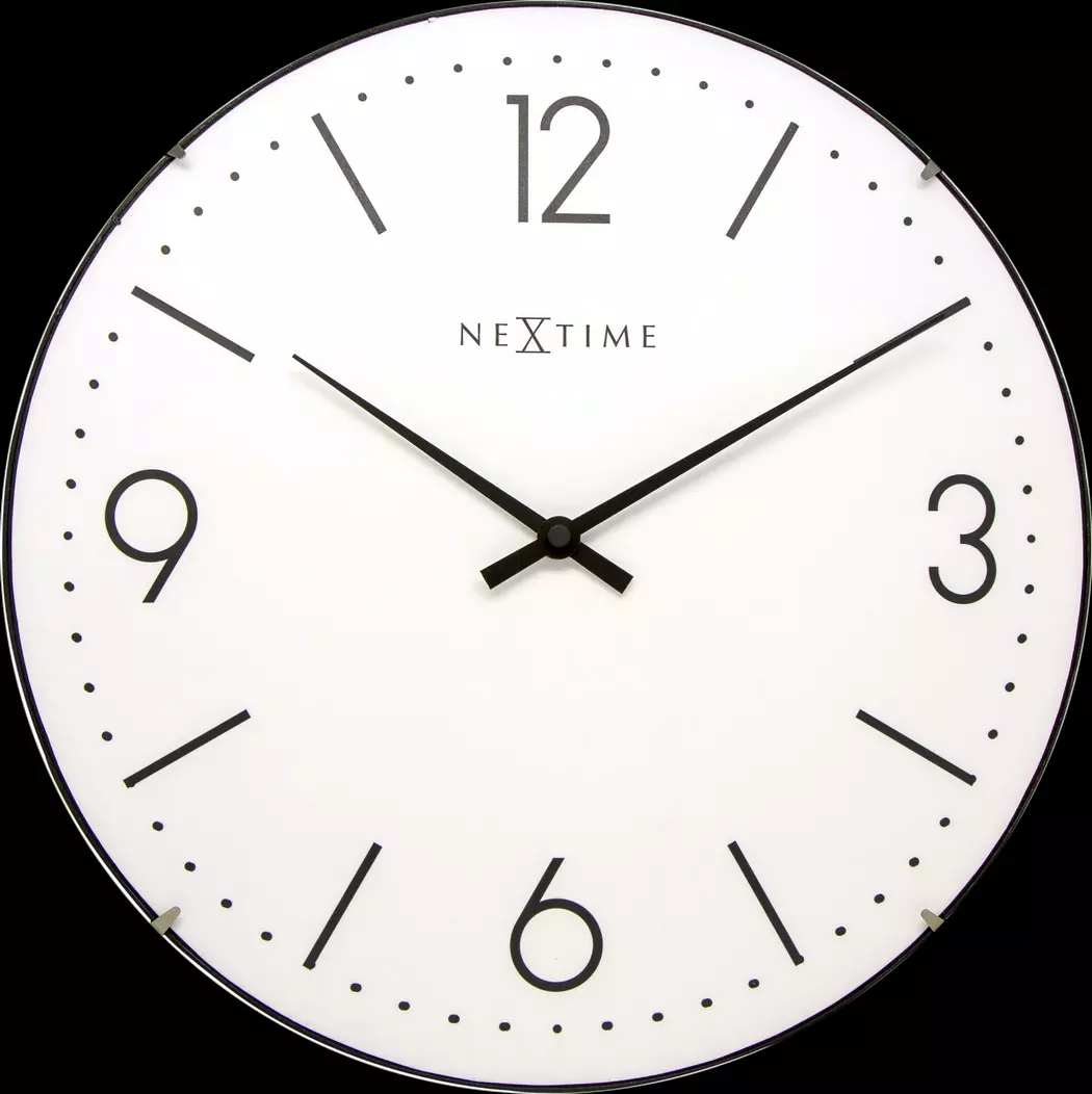 Quarzwanduhr Basic Dome Ø 35 cm
