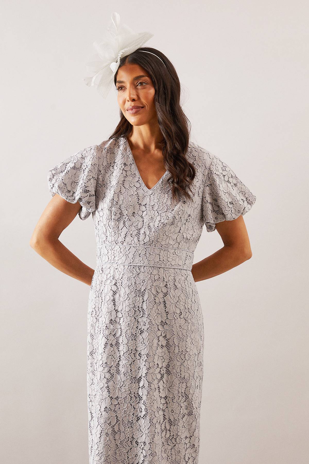 Wallis Robe Midi Crayon en Dentelle d'Occasion