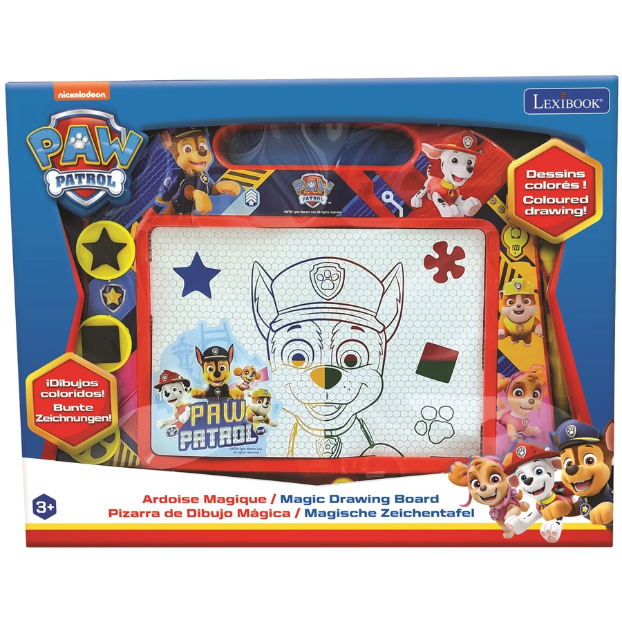 LEXIBOOK Paw Patrol Magnetische Multicolor-Zeichentafel inkl. Zubehör