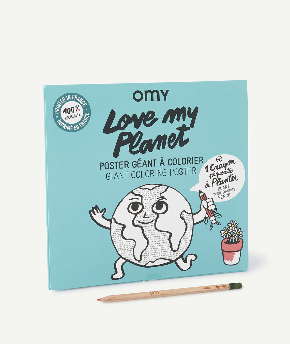 OMYLE COLORIAGE XXL ET SON CRAYON À PLANTER
