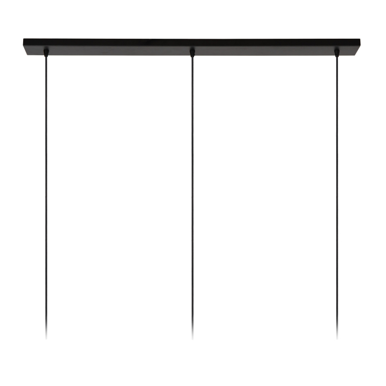 Lucide Singala 3 cluster hanglamp lineair opaal/messing