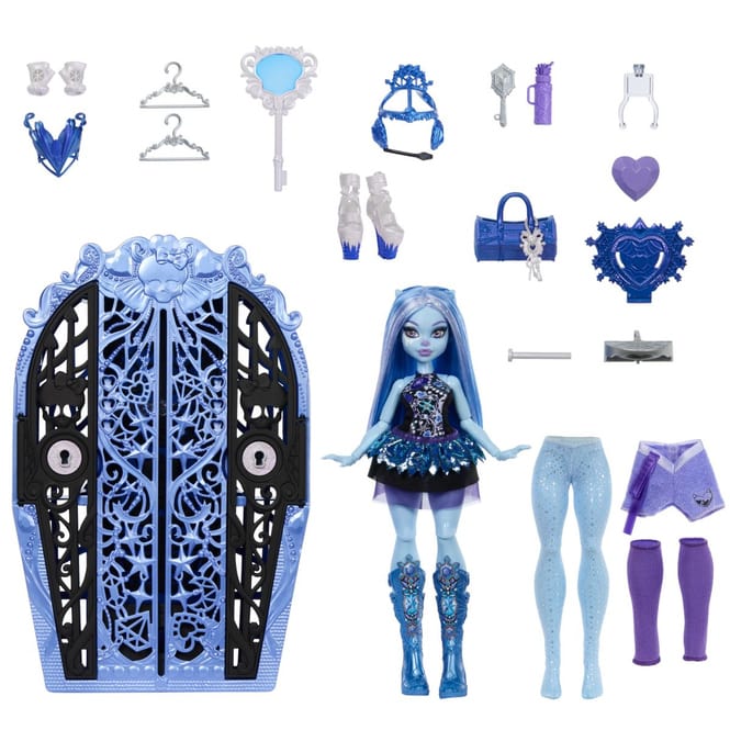 Monster High - Skulltimate Secrets - Monster Mysteries - Kleiderschrank Set - Abbey Bominable