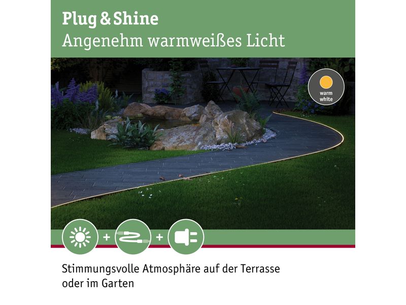 Paulmann Halteclip Plug & Shine Neon LED Stripe Plug & Shine Neon LED Stripe 6 Montage-Clips 5 cm