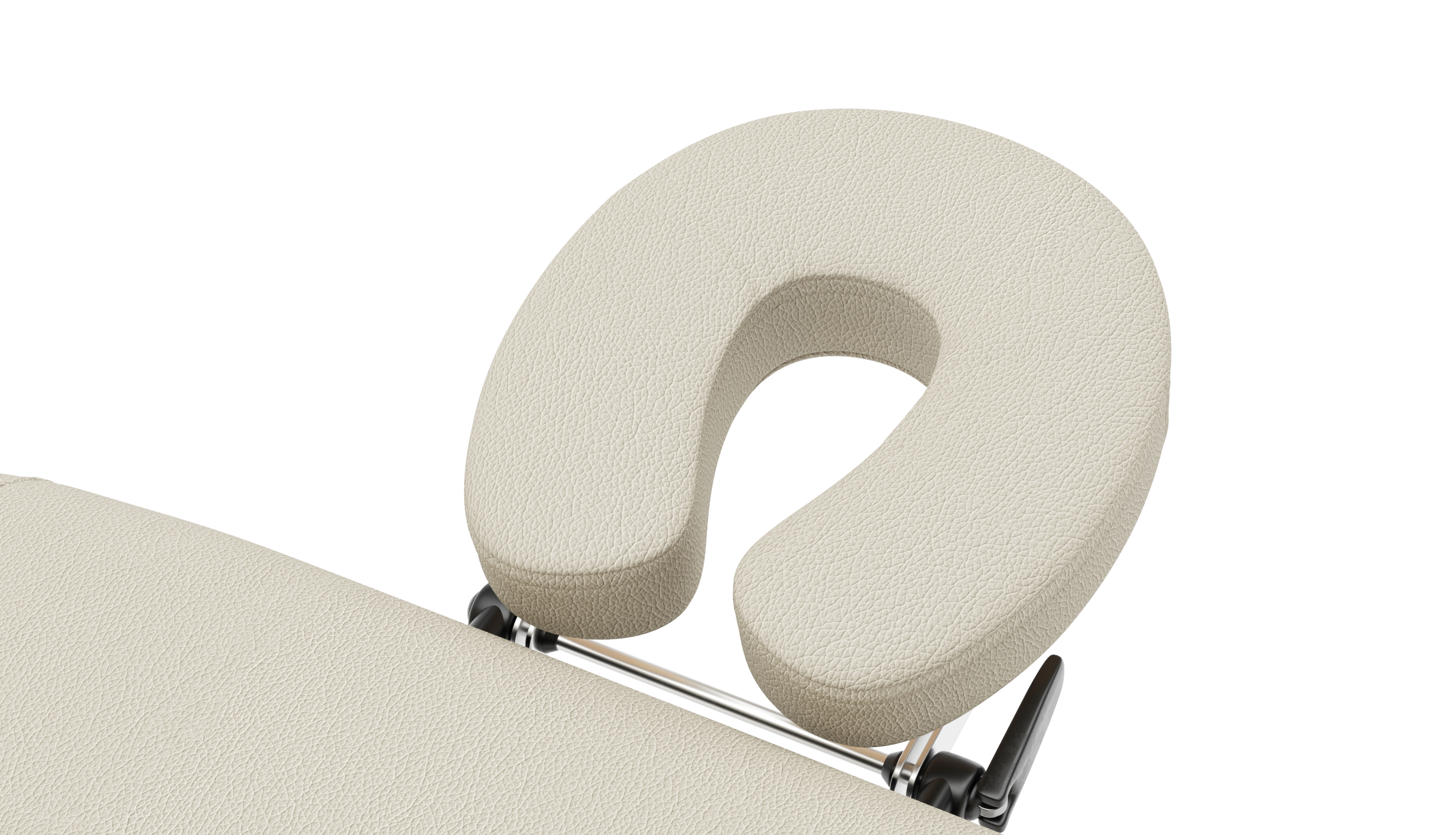 Massageliege 2-Zonen Alu beige