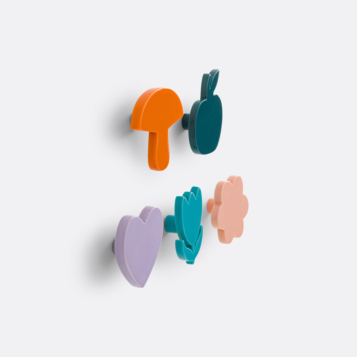 LA REDOUTE INTERIEURS<br>Conjunto de 5 ganchos de parede coloridos para crianças, Diwali