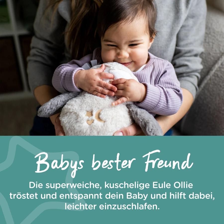 Tommee Tippee Einschlafhilfe Deluxe-Grofriend wiederaufladbar, Ollie die Eule