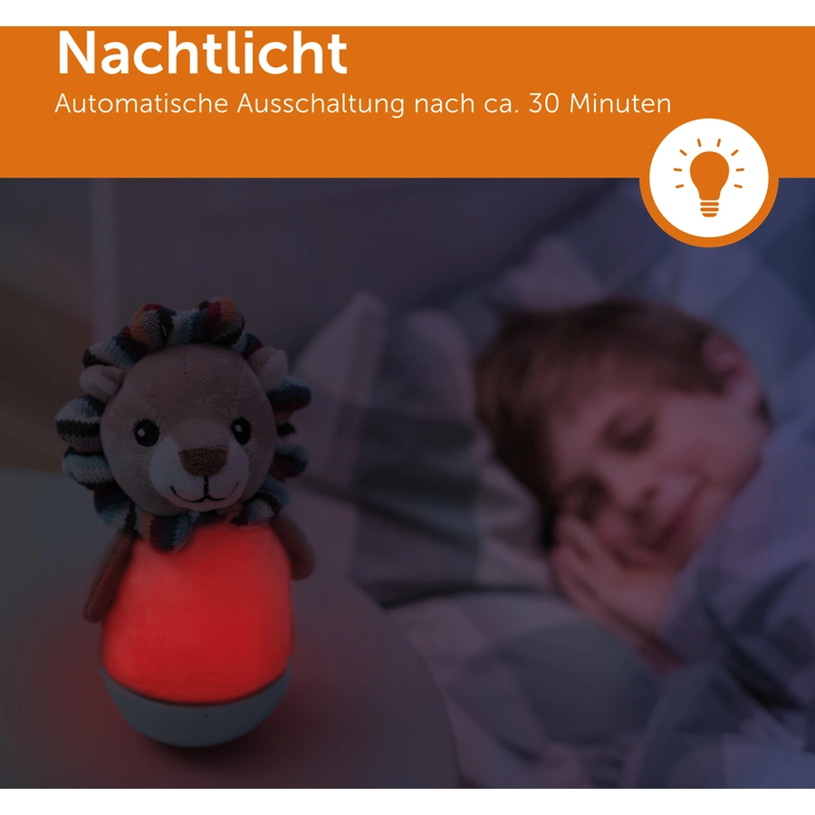 ZAZU Stehaufmännchen-Nachtlicht Löwe Lex