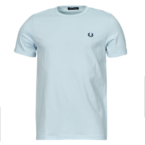Fred Perry - RINGER T-SHIRT - Bleu clair