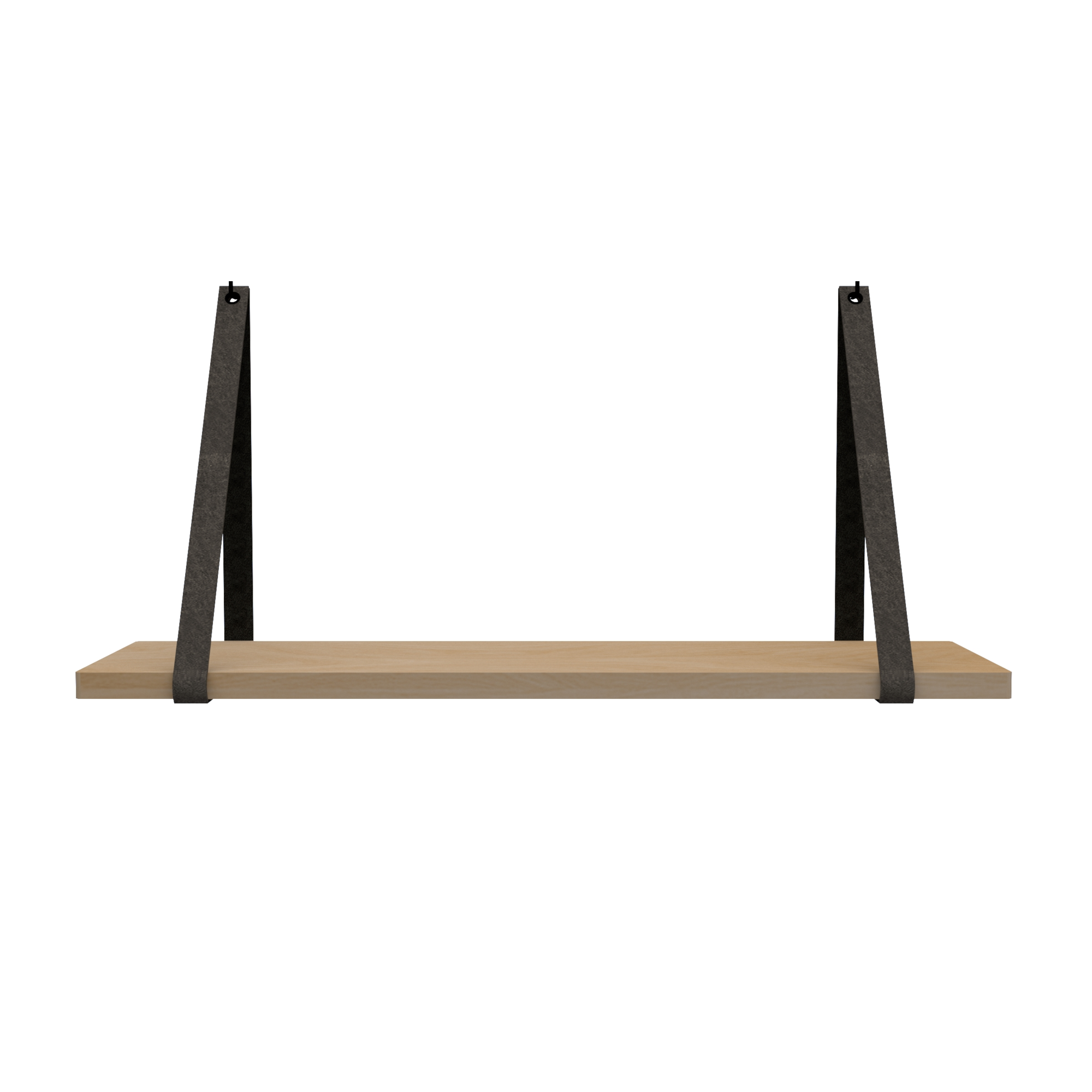 Leren plankdragers - V GREY