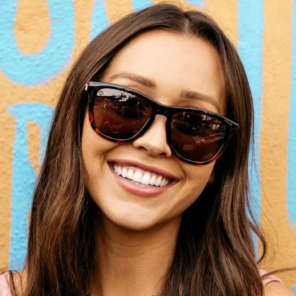 Lunette de soleil lifestyle KNOCKAROUND PREMIUMS GLOSSY BLACK AND TORTOISE SHELL FADE/AMBER