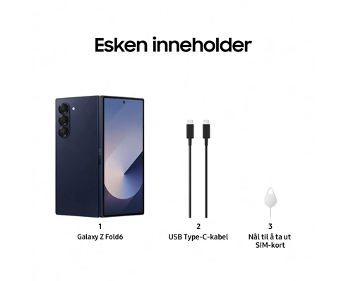 Samsung Galaxy Z Fold6 (512GB) - Navy Blue