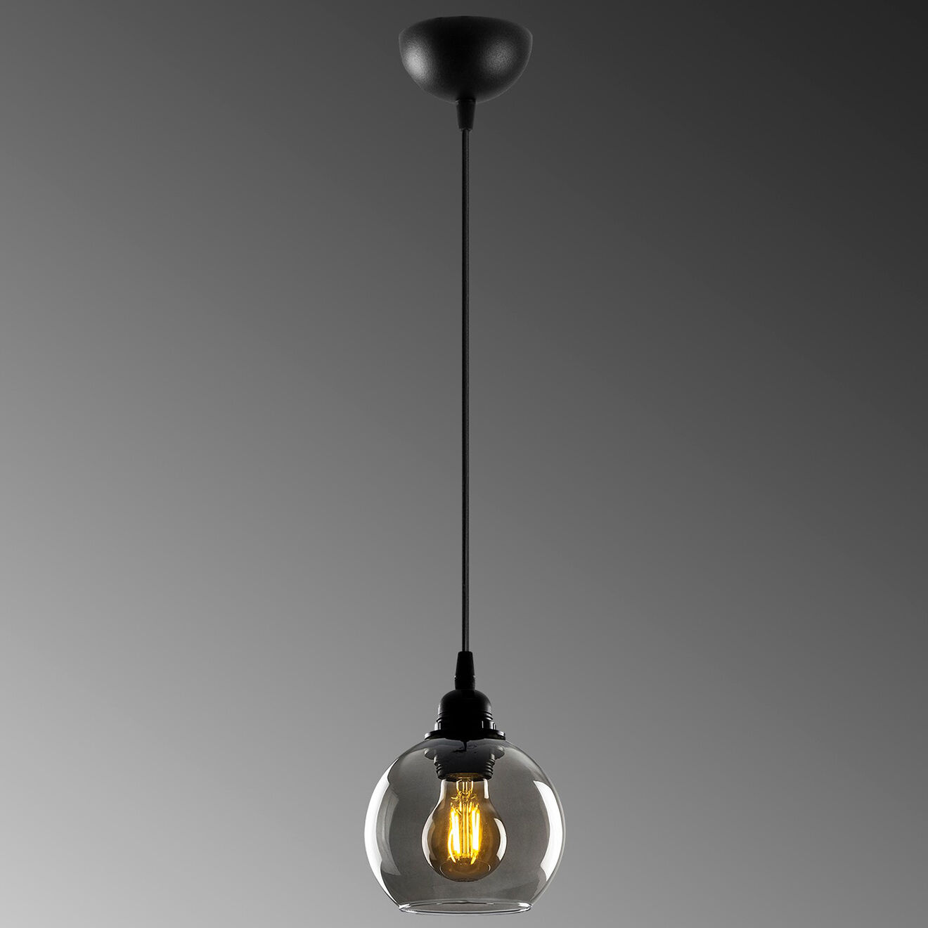 Opviq Suspension Smoked 010 gris fumé  - H.114x15 cm
