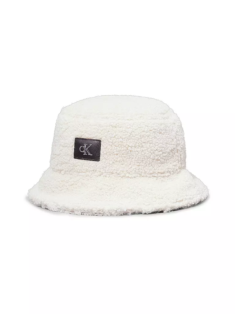 CALVIN KLEIN JEANS Bucket Hat SHERPA creme