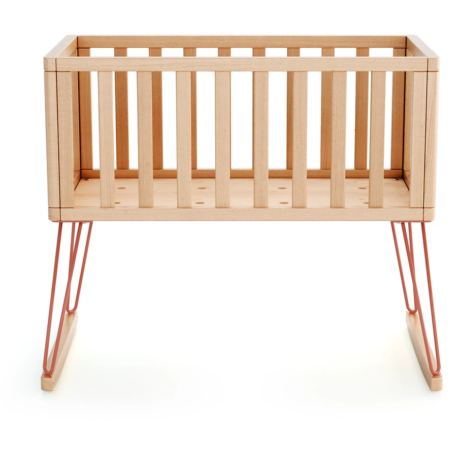 JURABABY Babywiege ONLY 40 x 80 cm Rétro Buche Terrakotta