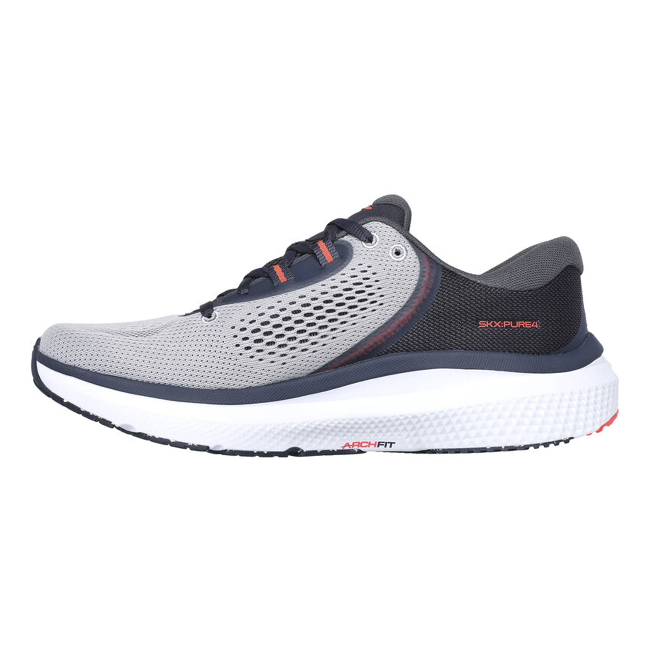 Skechers Go Run Pure 4 Chaussure De Running Sans Stabilisateurs Hommes - Gris