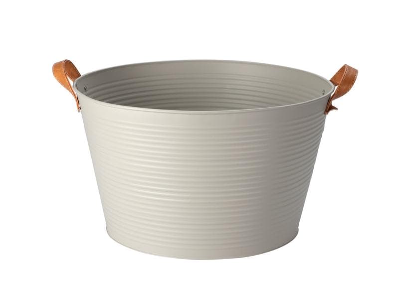 FURBER Eiseimer Ø 39 cm, Beige Grosser Eimer für Eiswürfel