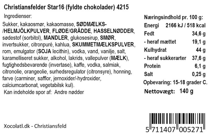 Xocolatl CHRISTIANSFELDER STAR 16