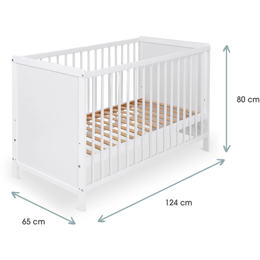 kindsgard Kinderbett godnat 60 x 120 cm weiß