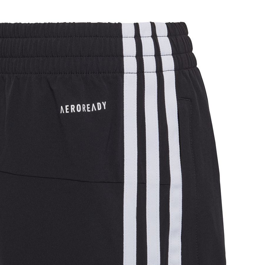adidas Bas de Survêtement Aeroready Primegreen 3-Stripes Woven - Noir/Blanc Enfant
