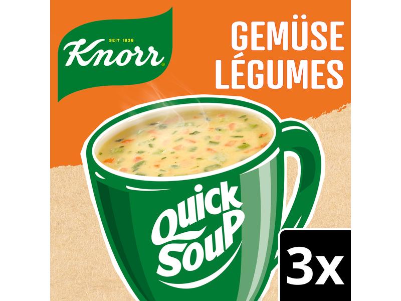 Knorr Quick Soup Gemüse 3 Portionen Aromatische Gemüsesuppe
