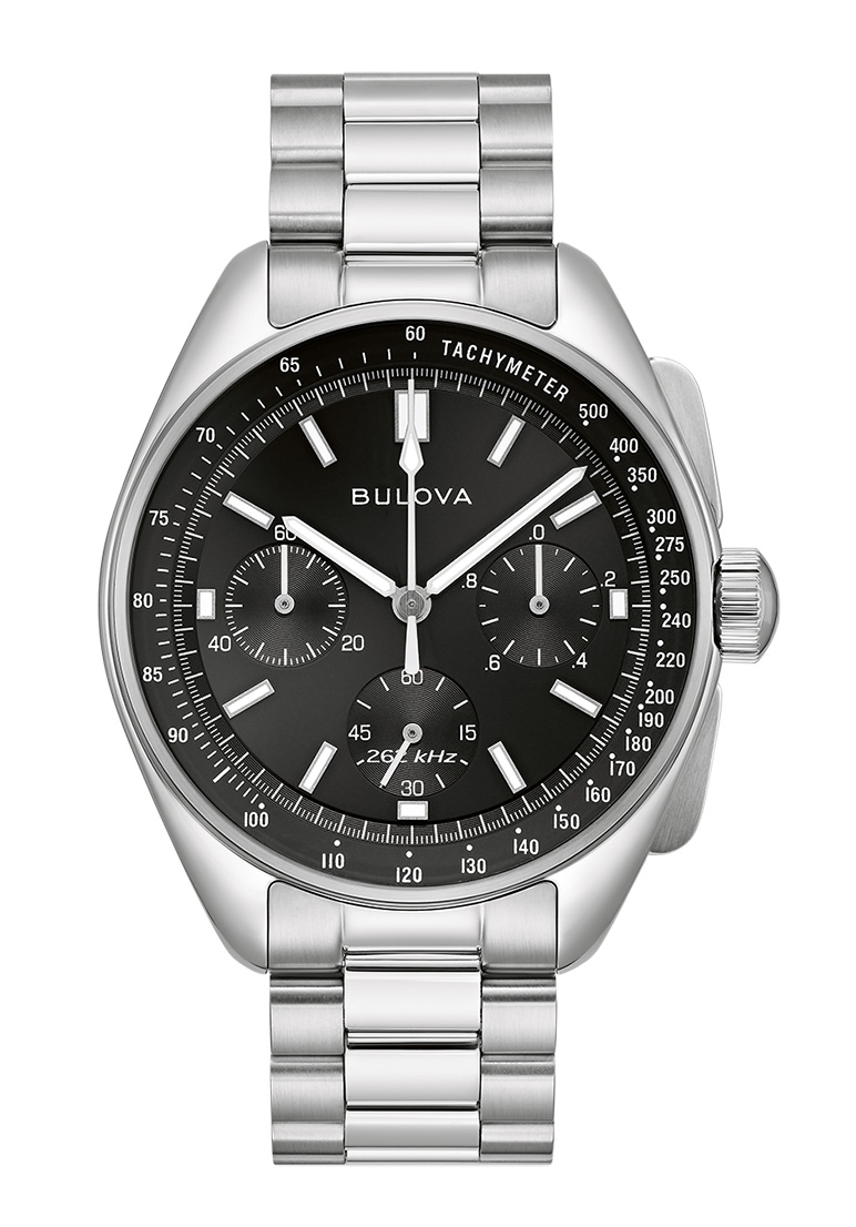 Bulova Lunar Pilot Herrenchronograph Schwarz 96K111