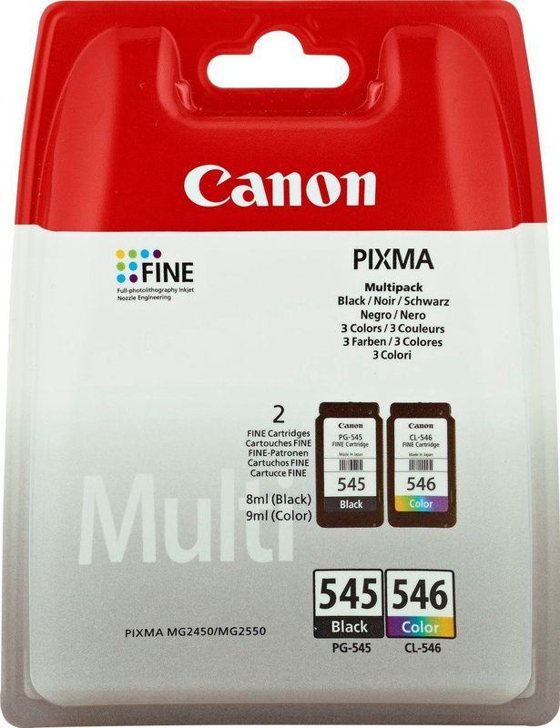 Canon PG-545/CL-546 BK/C/M/Y Multipack Inktcartridge