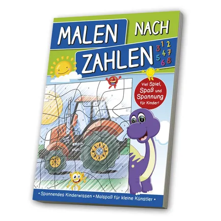 media Verlag Malen nach Zahlen Dino