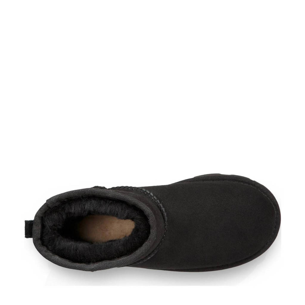UGG Classic Mini IIsuède enkelboots zwart