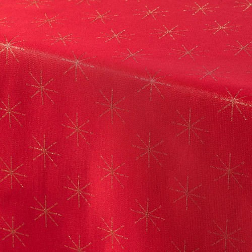 Douceur d intérieur - ETOILES - Rouge et or
