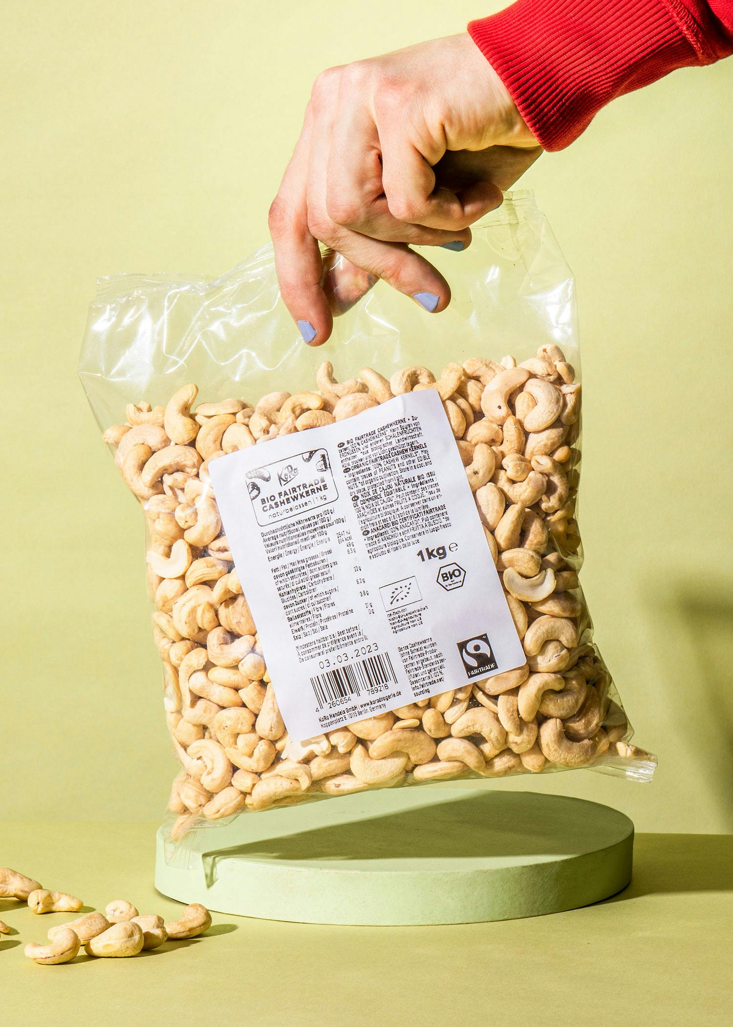 Bio Fairtrade Cashewkerne 1 kg