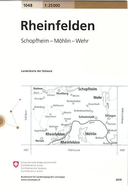 BUNDESAMT - 1048 RHEINFELDEN ECHELLE 1 25 000