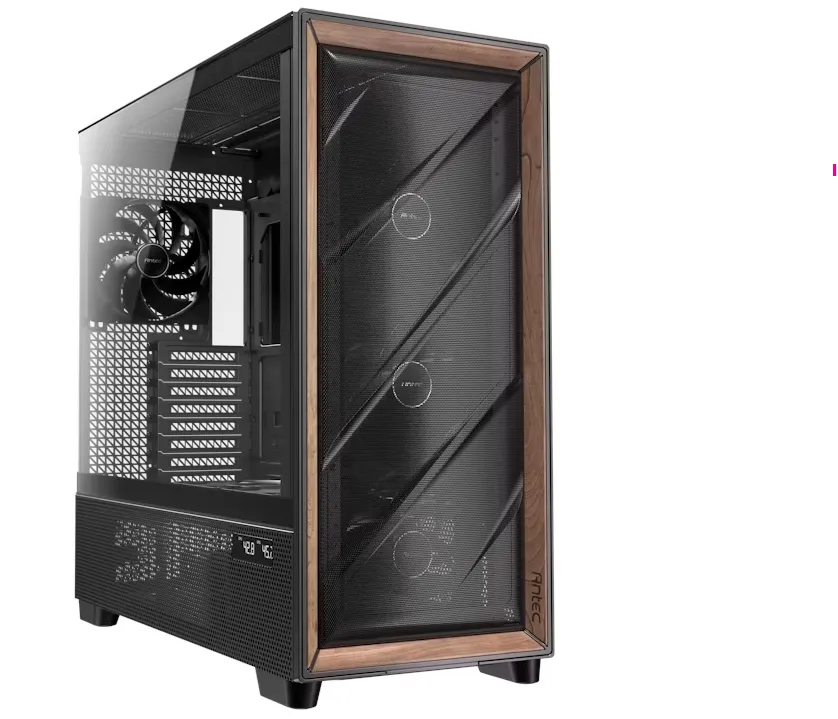 Antec Flux Pro - FT - udvidet ATX - sidepanel med vindue (hærdet glas) - ingen strømforsyning - USB/Lyd