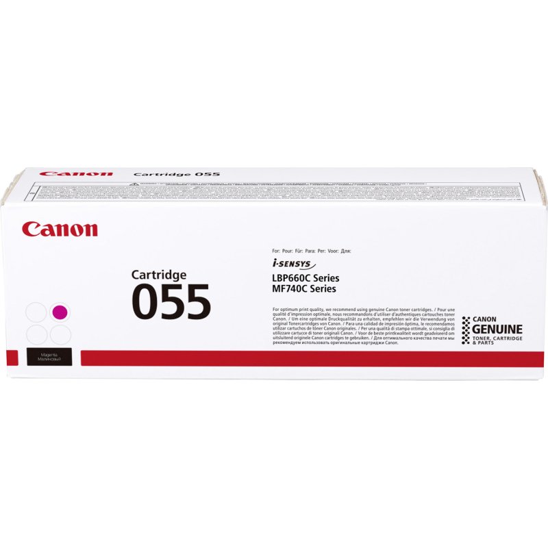 Toner Canon 055 couleurs séparées pour imprimante laser