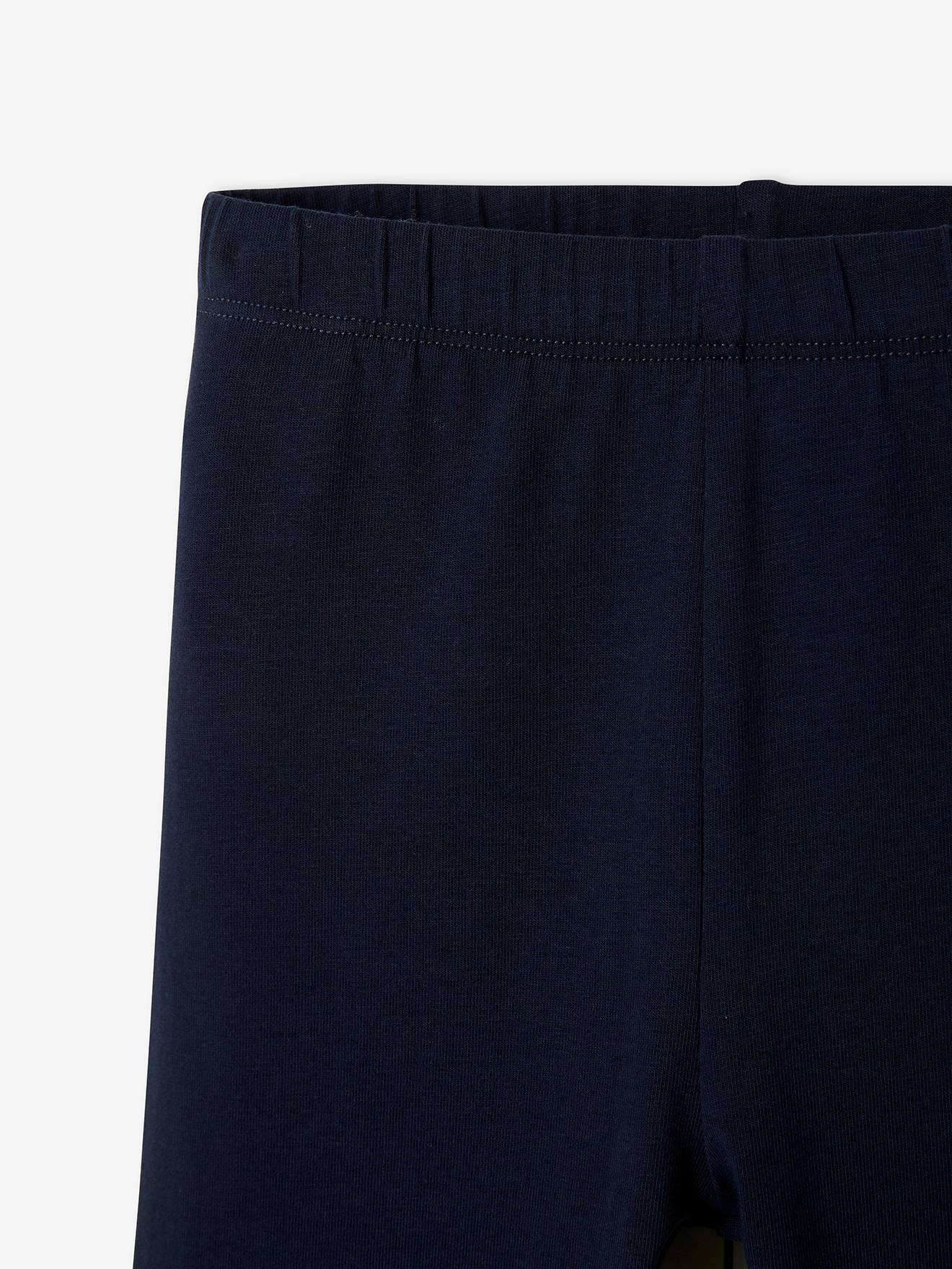 Conjunto de 2 leggings lilás de comprimento médio para meninas