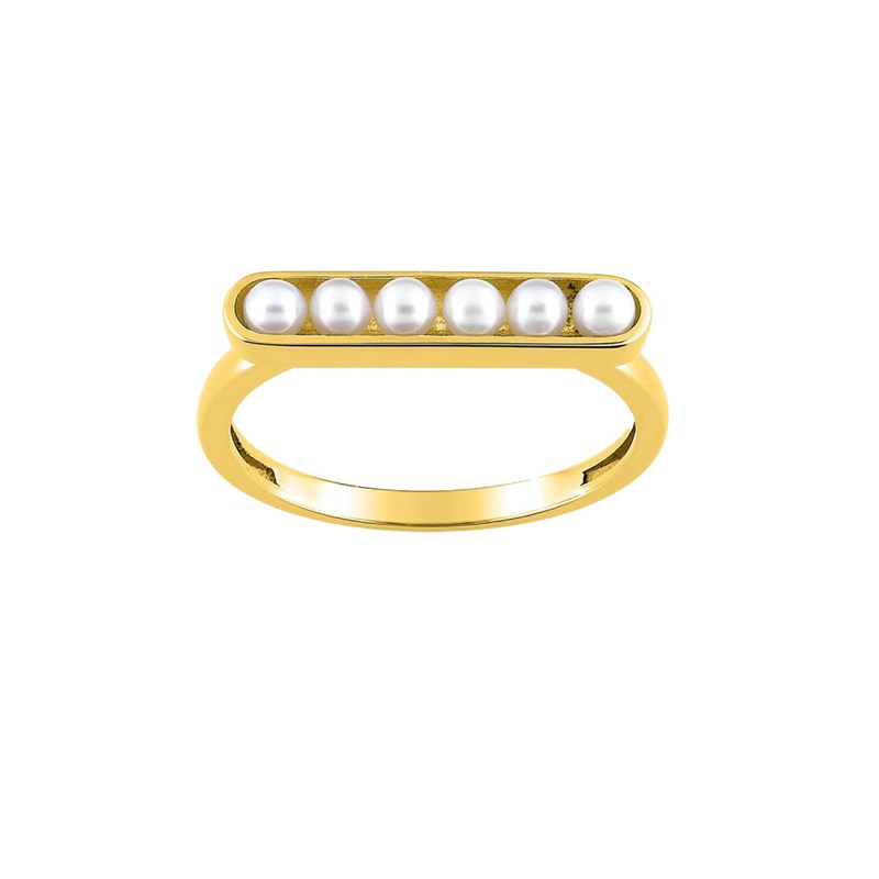 Bague Femme - perle - Or 18 Carats