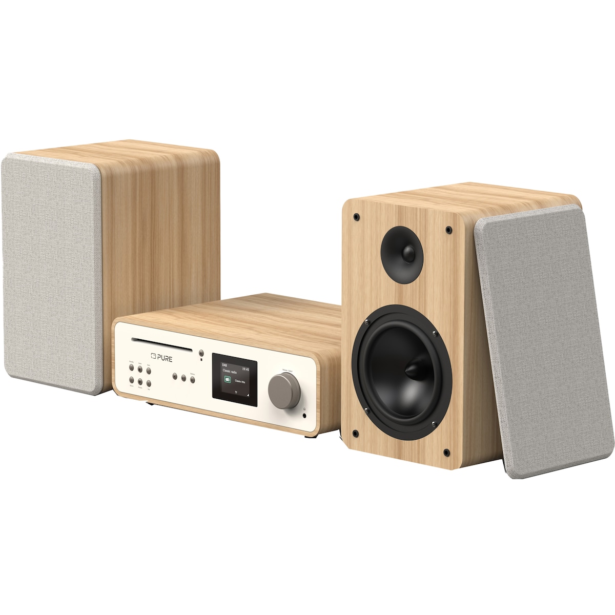 Pure Classic Stereo micro Hi-Fi system (bomull)