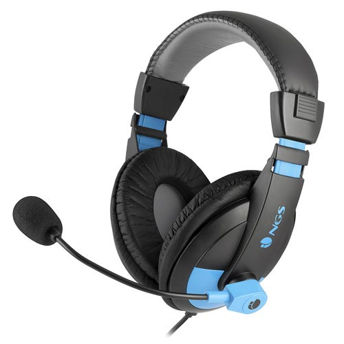 Auriculares C/microfone Ngs Msx9 Pro Azul Negro/azul