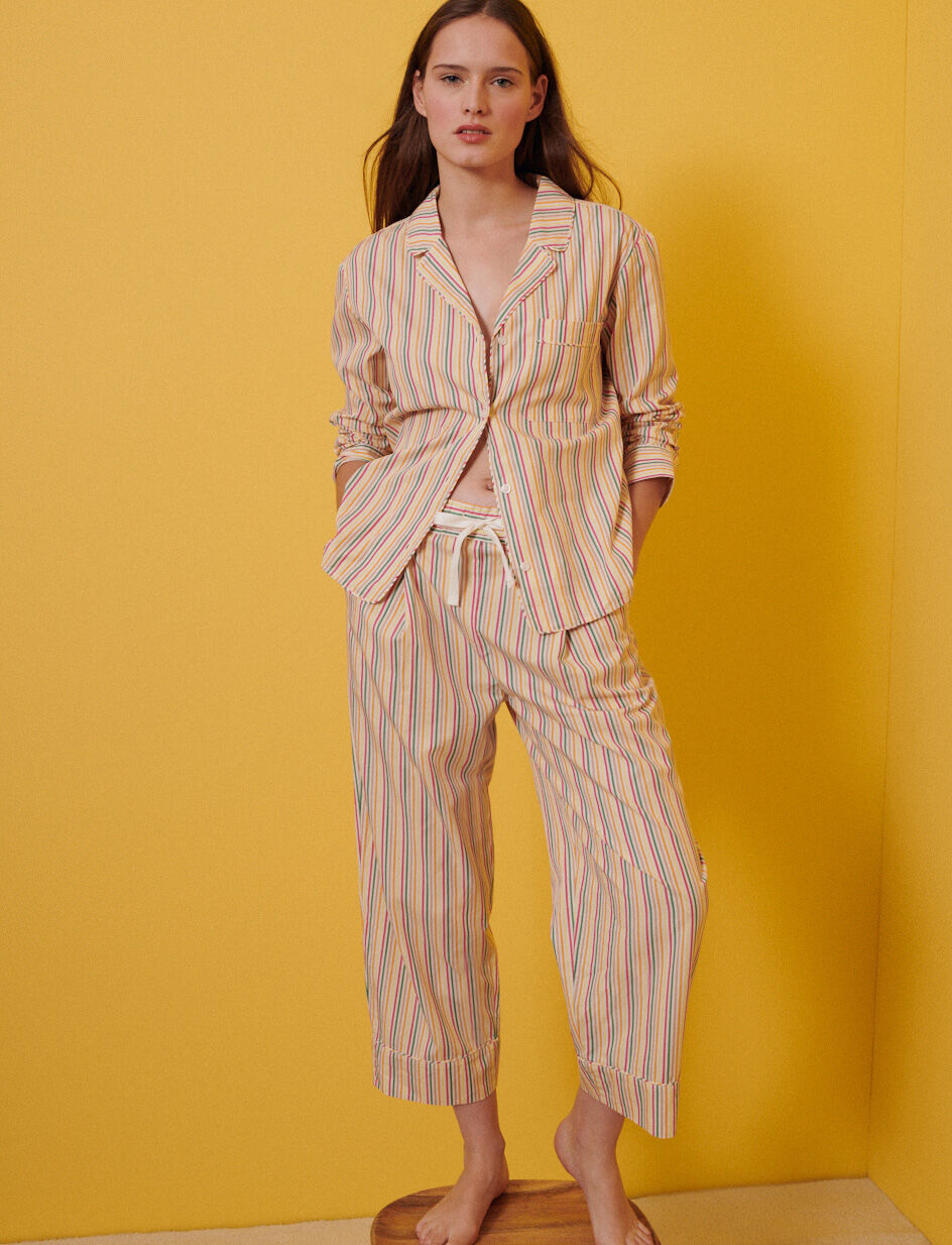 Pantalon - milleraies vert email