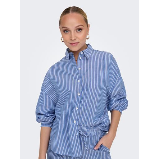 ONLY Arja Stripe Skjorte, Infinity, L