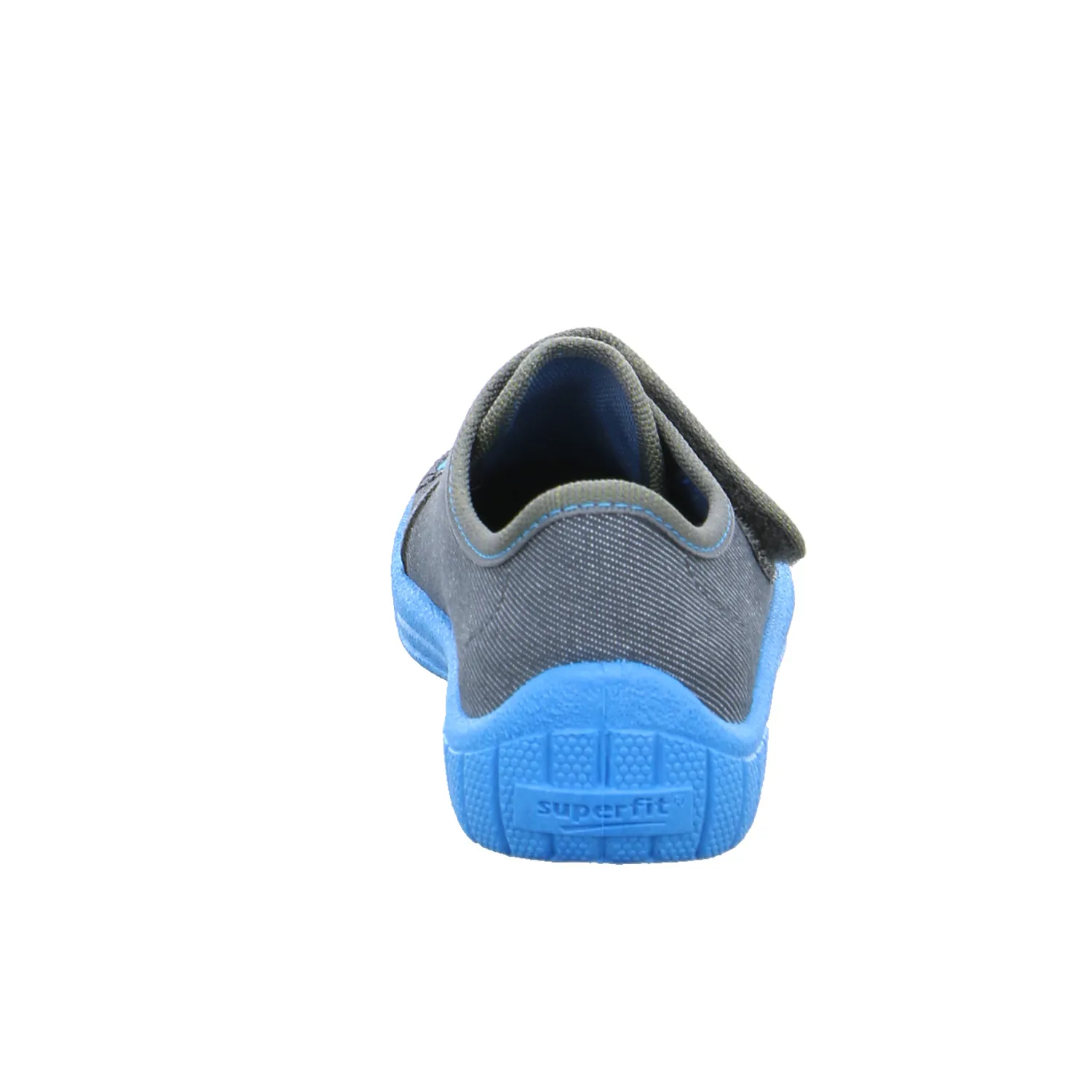 SUPERFIT Kinder-Hausschuh Grau Textil  Jungenhausschuh