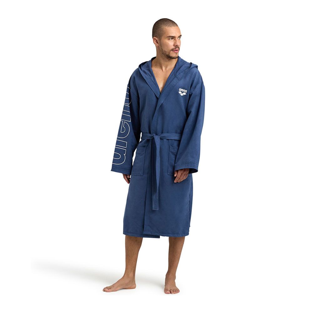 Arena ZEAL PLUS - Peignoir navy/white