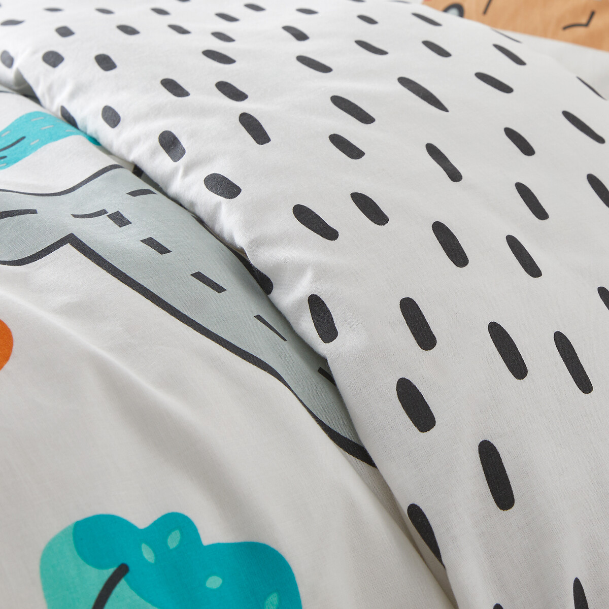 SO'HOME<br>Conjunto de cama de algodão, fronha quadrada, Circuito