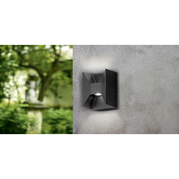 EGLO wandlamp Morino antraciet