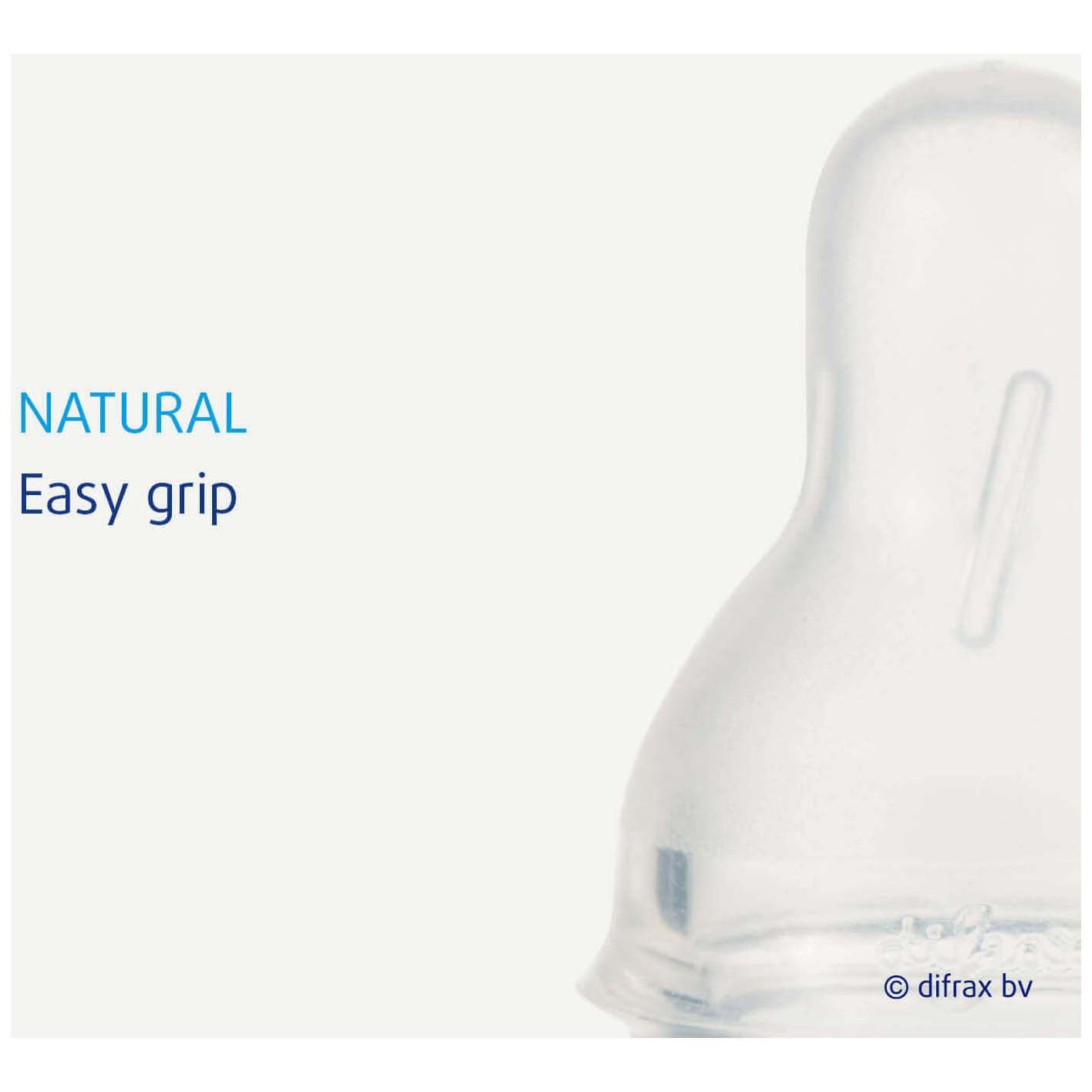 Difrax speen Natural Medium - 2 stuks transparant