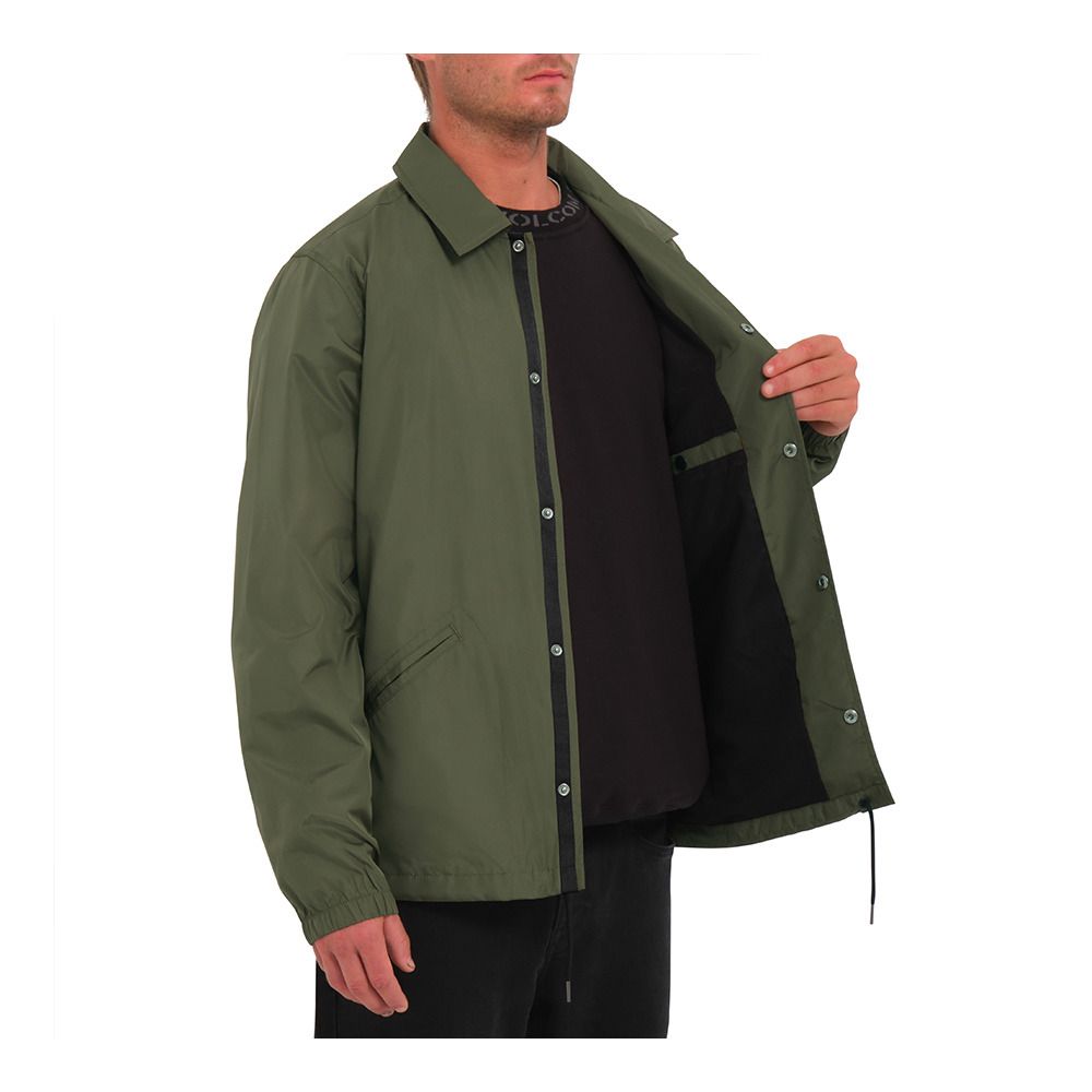 Volcom SKATE VITALS COACHES - Veste Homme squadron green
