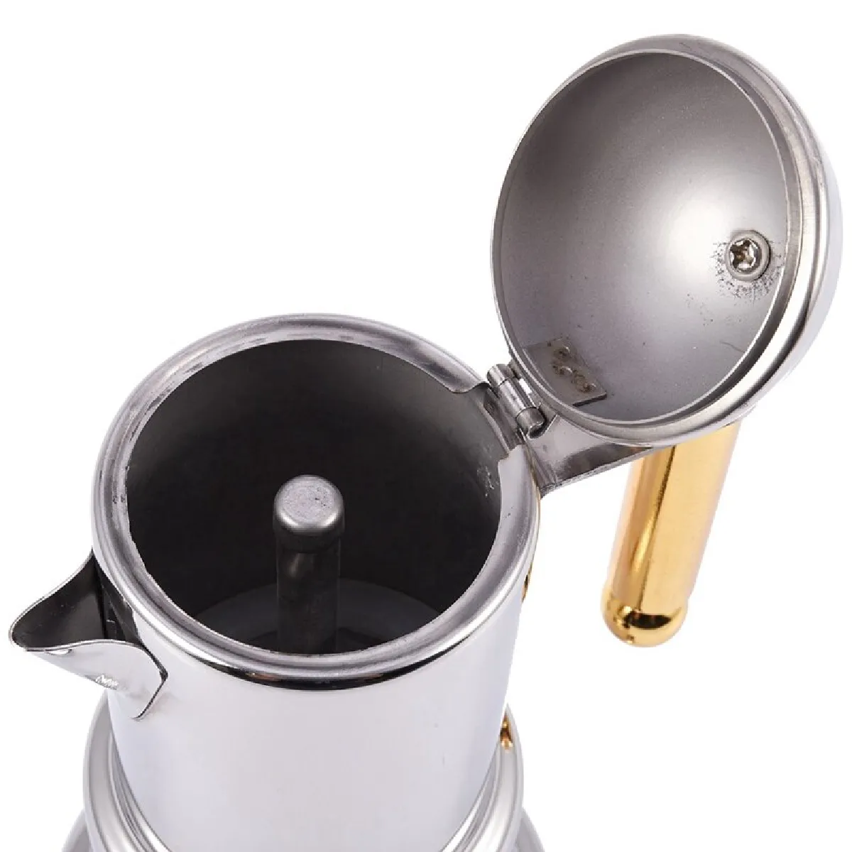 Universal Set Moka inox 4 tasses - Acier inox 304