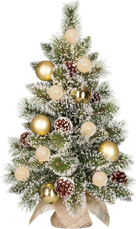 Black Box Trees - Kaprun - Kunstkerstboom - Groen - 60 cm - Met 10 LED-lampjes