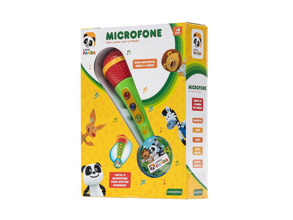 MICROFONE PEQUENO DO PANDA