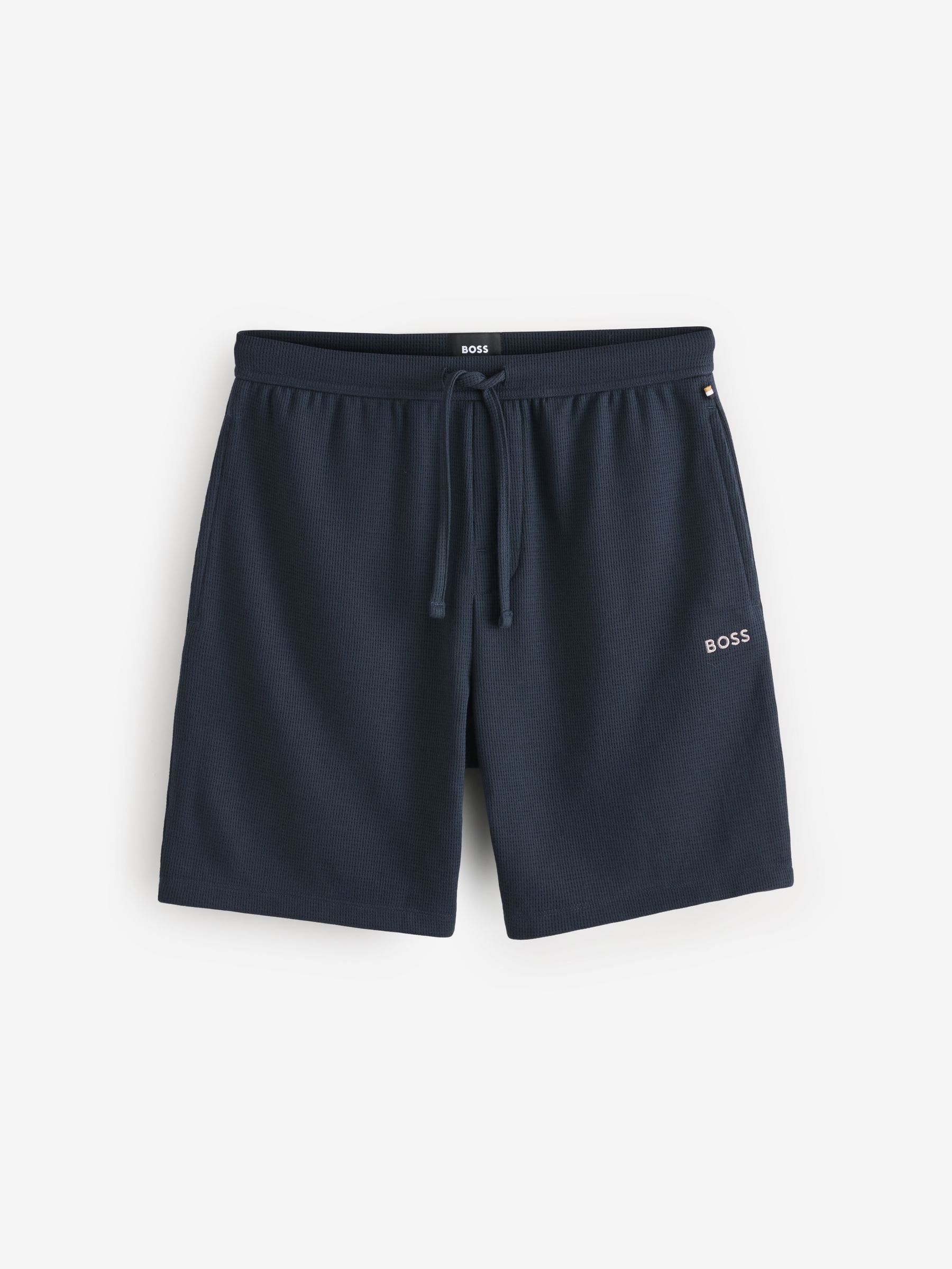 Donkerblauw - BOSS Waffle Shorts